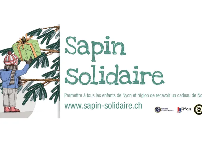 Un sapin solidaire à Nyon